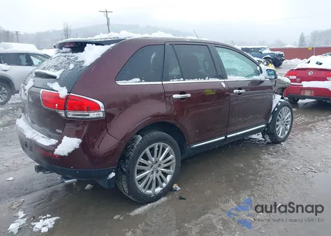 2012 Lincoln Mkx из США, поврежденный, VIN 2LMDJ8JK9CBL17923